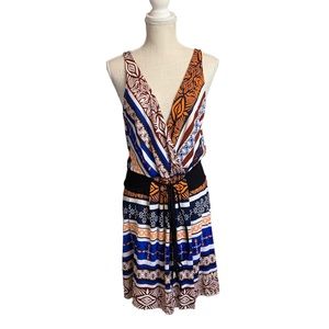 DIANE VON FURSTENBERG | Oblixe Faux Wrap Dress Size 8